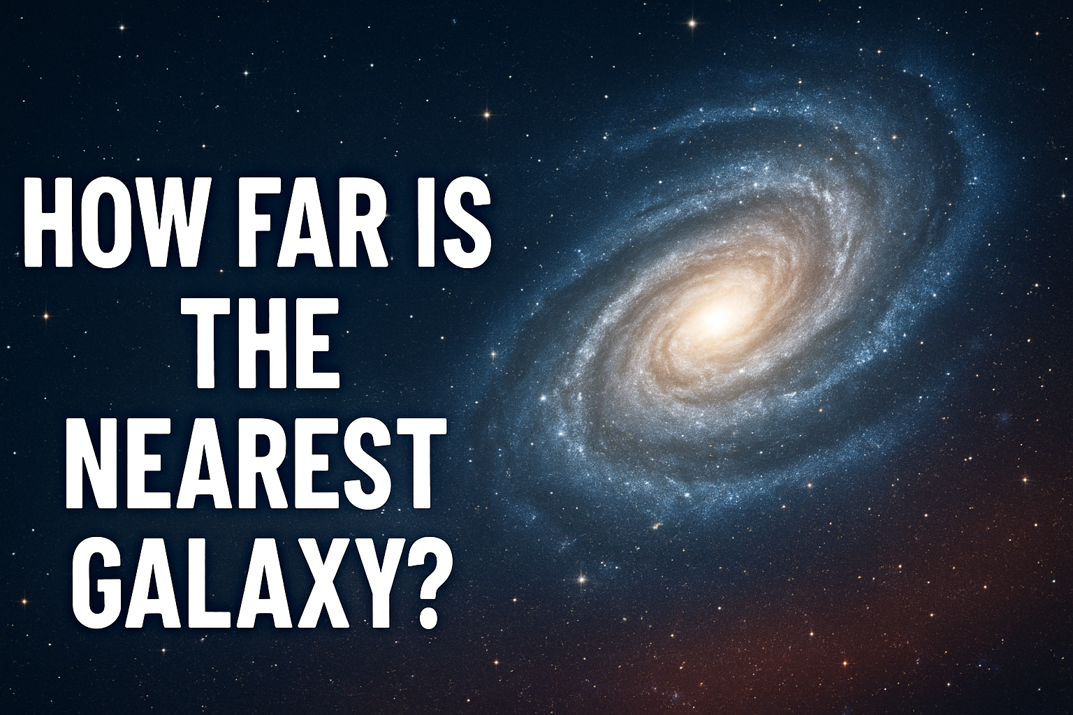 How Far Is The Nearest Galaxy?
