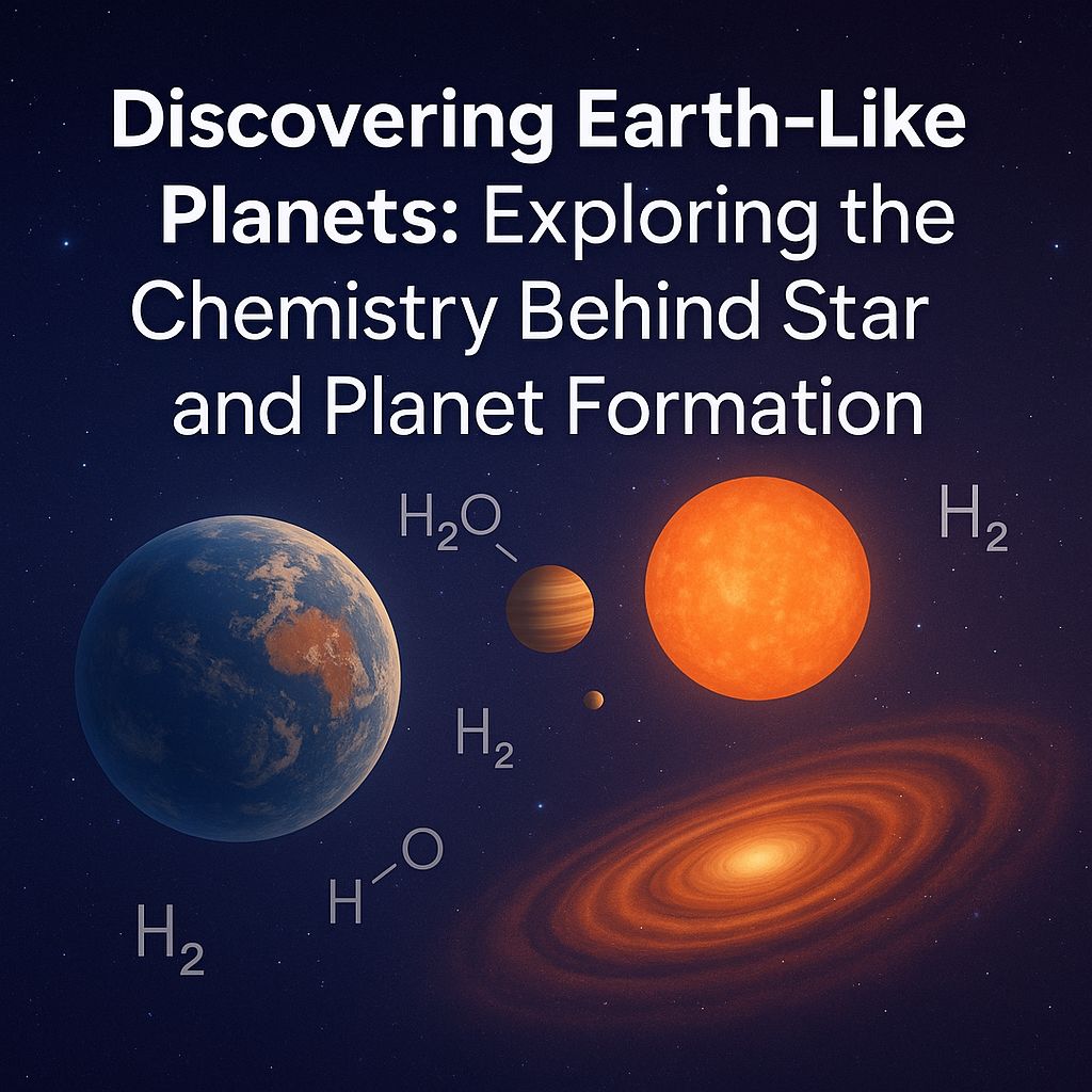 Discovering Earth-Like Planets: Exploring the Chemistry Behind Star and Planet Formation